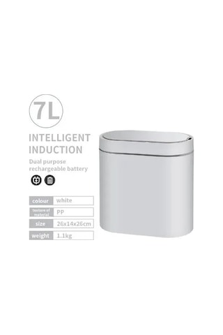 Maoyaya 7l Akıllı Sensörlü Çöp Tenekesi, Otomatik Ev Çok Renkli Çok Renkli