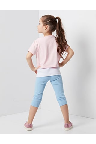 Denokids Life Is Fun Tayt Takım Çok Renkli