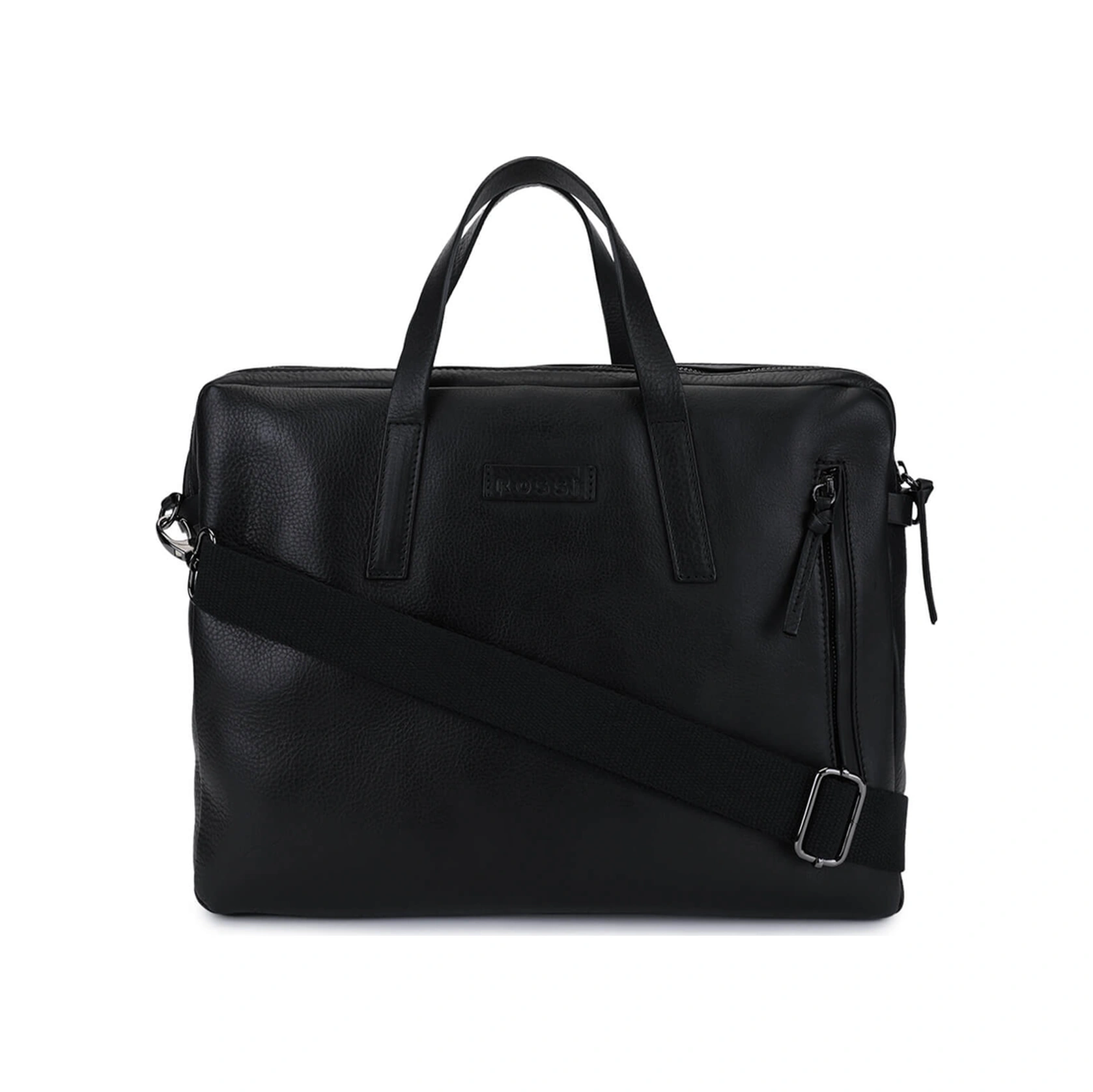 Bruno Shoes Bruno Rossi Bag Erkek Hakiki Deri Siyah Evrak Çantası 1048 R258 Erk Cnt Sk25-26 Nero Siyah