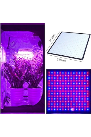 Bitki Yetiştirme Lambası Full Spektrum 1000W 225 Led 310Mmx310Mm+