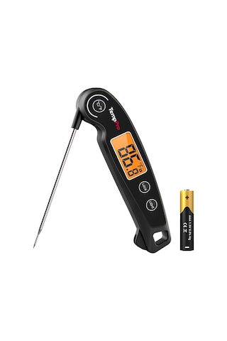 Thermopro Tp605 Ipx6 Su Geçirmez, Arkadan Aydınlatmalı Ve Kalibrasyonlu Anında Okunan Dijital Et Ve Gıda Termometre