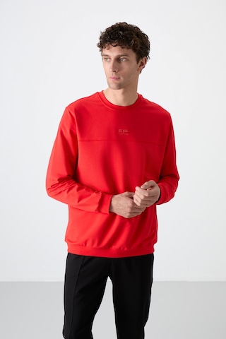 Tommy Life Keith Fiesta - Siyah Basic Erkek Eşofman Takım - 85231 Kırmızı - Siyah