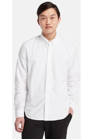 Timberland Oxford Shirt - White Yd 001