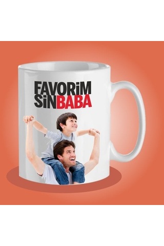 Babalar Günü Resim Baskılı Kupa Bardak-7