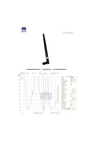 Kuvayi Technologies KVY-2P4G-EB 2.4 GHz Wi-Fi Bluetooth Anteni
