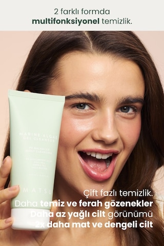 Matsu Çift Aşamalı Makyaj Temizleme 2li Set Temizleme Yağı ve Jel