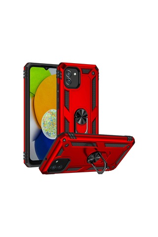 Zore Galaxy Uyumlu A03 Kılıf Vega Kapak - Kırmızı Kirmizi