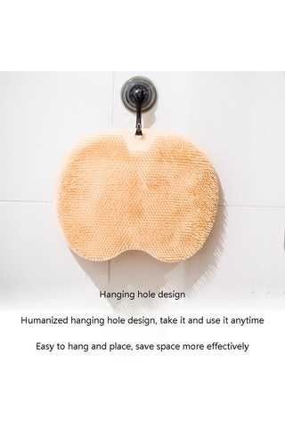 Suntek Duş Ayak Ovma Matı Vantuzlu Ölü Deriyi Turuncu