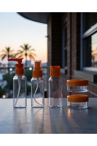 Seyahat Boy 5 Li Kozmetik Dolum Seti 30 Ml Sızdırmaz Diğer
