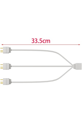 Homyl Argb Splitter 5v 3pin Üç/4 Pc Masaüstü 1-ila-üç