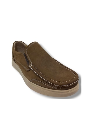 Master 1705-25 Hakiki Nubuk Deri Anatomik Casual Erkek Ayakkabı Vizon