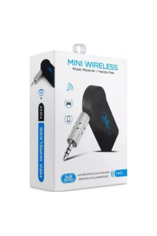 Bluetooth Aux Adaptör Araç İçi Kablosuz Müzik Alıcı Handsfree Mini Wireless Receiver
