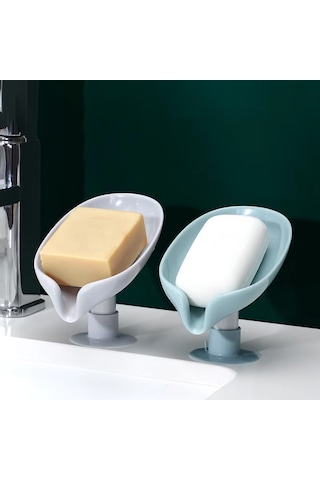 Vantuzlu Katı Sabunluk Tutacağı Tutma Rafı, Su Giderli, Karma