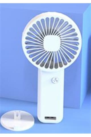 Pm-25098 Şarjlı 3 Kademeli Telefon Tutuculu Masaüstü Mini Fan Vantilatör