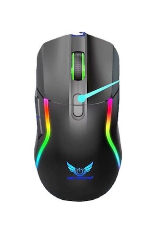 G28 Profesyonel Makro Programlanabilir Rgb Oyuncu Mouse Kablolu- 6400 Dpı Ateş Etme Butonlu Örgü Kablolu Gaming Fare