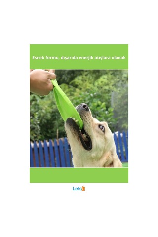 Renkli Silikon Frizbi Köpek Oyuncağı 17.5 Cm