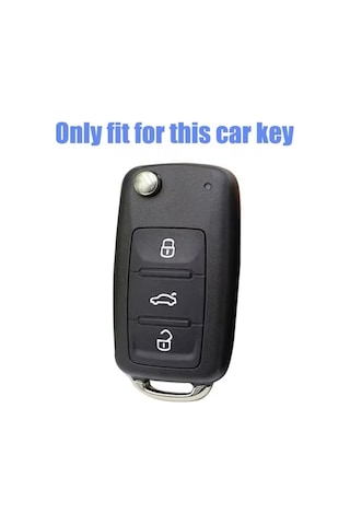 Seat Leon Mk2 Anahtar Kılıfı Beyaz-silver 2005-2012