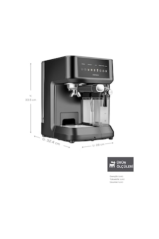 Karaca Mycaffe Barista S10 Espresso Latte Ve Cappuccino Makinesi