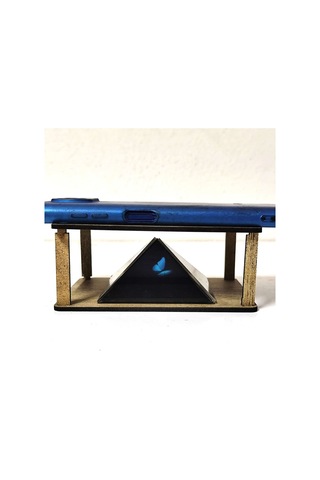 3d Hologram Standı V2 Akıllı Telefon İle Net 360 Görüntü Ekranı