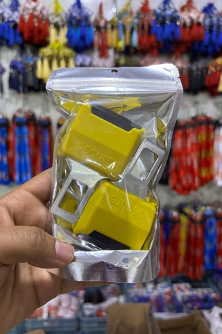 Emniyet Kemeri Uzatıcı Aparat, Evrensel Uyumlu, Sarı Renk