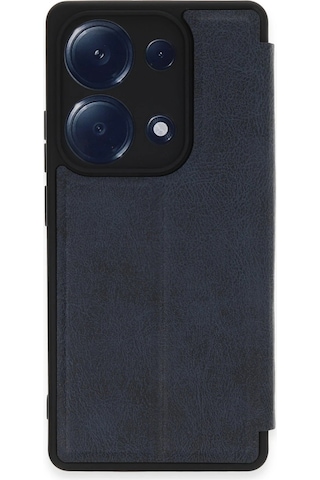 Gld-spt- Newface Xiaomi Redmi Note 13 Pro 4g Kılıf Flip Cover - Lacivert