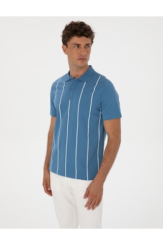Pierre Cardin Erkek Mavi Tişört 50310158-vr036 Mavi
