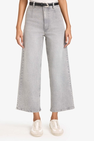 Defacto Culotte Yüksek Bel Düz Paça Uzun Jean Kar Yıkamalı Pantolon E7794ax26spnm55 Gri-nm55