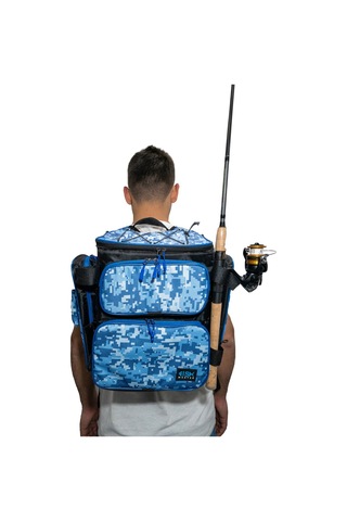 Blue Camo Balıkçı Sırt Çantası