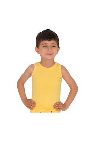 The Don Sarı Renk Erkek Çocuk Atlet ( 2-14 Yaş )