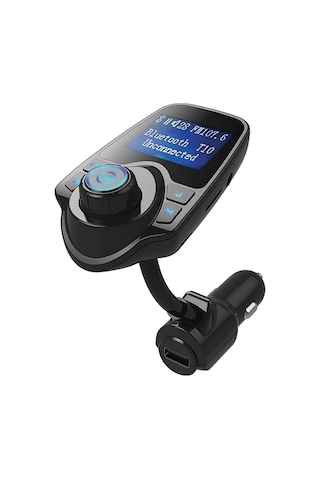 Hello T10 Led Ekranlı Usb-aux-sd-bluetooth Destekli 2.1a Fm Transmitter 4172