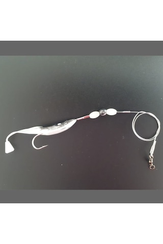 Levrek Lüfer Avcısı Çelik Telli Silikon Balık 6,5 Cm