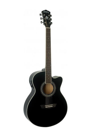 Washburn EA12B Mini Jumbo Elektro Akustik Gitar