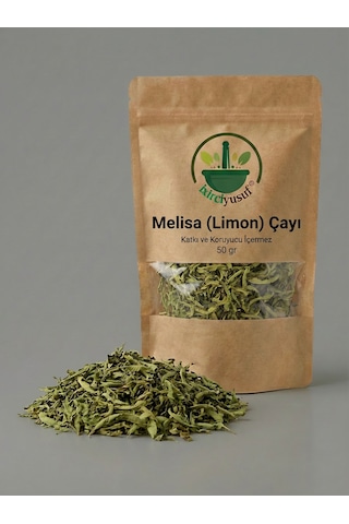 Melisa Limon Melisa Çayı Lemon Balm Tea Melissa Officinalis Doğal Kurutulmuş 50 G