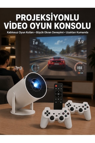 Film Dizi Ve Oyun İçin Taşınabilir Kablosuz Mini Projeksiyon Yeni Nesil 64390942