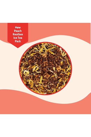 Peach Rooibos Ice Tea Pack - Soğuk Çay Paketi, 5x20 Gr
