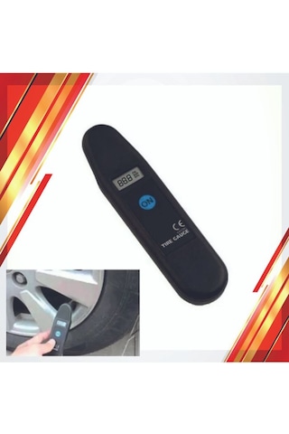 Araba- Oto Lastik Hava Basınç Ölçer Göstergeli-dijital