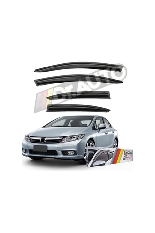 Honda Civic Fb7 2012-2016 Arası Cam Rüzgarlığı 4lü