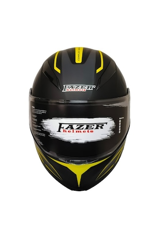 Fr-965 Durcan Yellow Motosiklet Kaskı Çene Açılır Güneş Vizörlü Motorcu Kask Çok Renkli
