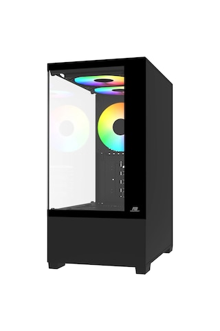 Powerboost M5001b 500w 3 12cm Rainbow Fan Usb 3.0 Seaview Matx Gaming Siyah Kasa