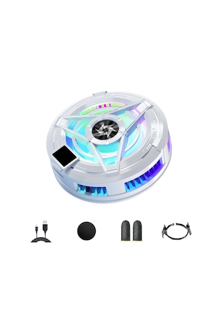 Tenfowee Alüminyum Abs Soğutucu Fan, 25db Sessiz Çalışma, Manyetik Levha İle Gömlek Klipsi Ve Tam Aksesuar Seti Siyah