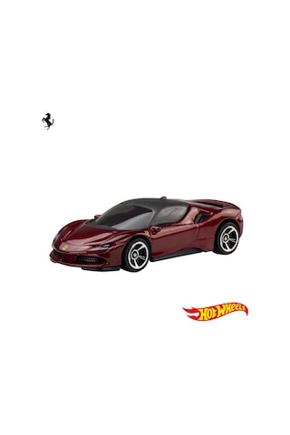 Hot Wheels 5 Parçalı Ferrari Araba Seti Jln12 Çok Renkli