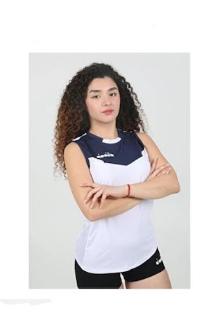 Diadora Elens Kadın Voleybol Tişört Kolsuz Beyaz
