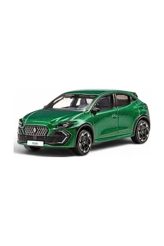 Renault Yeni Clio 6 Metal Araç Zümrüt Yeşil 1:64 Ölçek Renault Yeni Clio 6 Metal Araç Zümrüt Yeşil 1:64 Ölçek