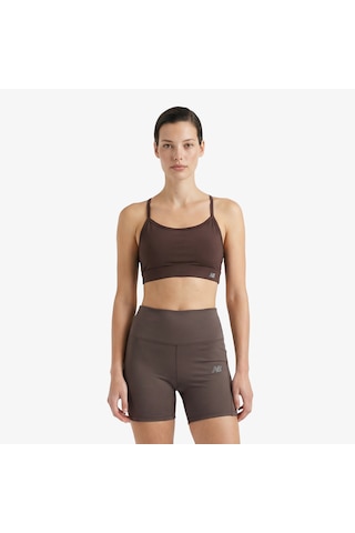 New Balance Essential Yoga Bra Kadın Kahverengi Bra Wb51039