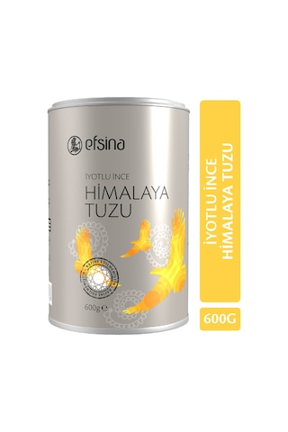 Efsina İyotlu İnce Himalaya Tuzu 600 G