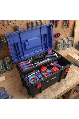 Workpro Wp283031 38lt 56x34x33cm Kilitli Profesyonel Takım Çantası Fr Wp283031