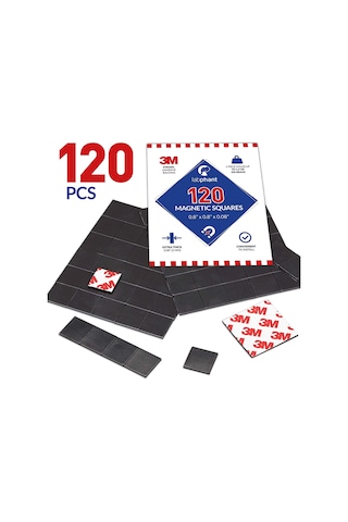 120 Adet Yapışkanlı Mıknatıs Magnet, Güçlü Süsleme Mıknatısı N11.2577