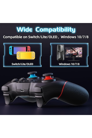 Kablosuz Pc Joystick Wireless Oyun Kolu Nintendo İçin Oyun Kolu S