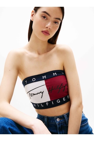 Tommy Hilfiger Kadın Marka Logolu Günlük Kullanıma Uygun Lacivert Büstiyer Uw0uw05608 C1g
