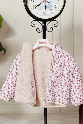 Benitto Kids Çift Taraflı Kız Bebek Çocuk Mont 51344 Kırmızı